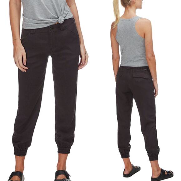 Patagonia Women's Edge Win Joggers 6 Gray Lightweight Hiking Pants - Picture 1 of 9
